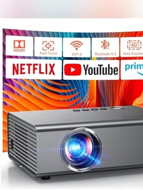 4K Projector with Built-in Apps